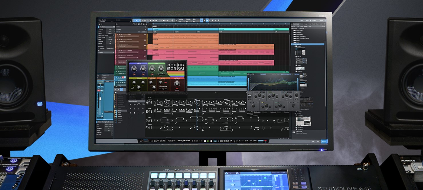 Studio One mastering interface